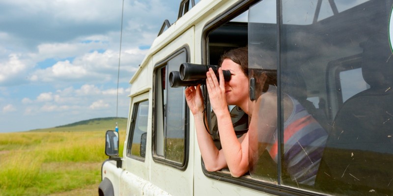 Reisegruppe in der Natur